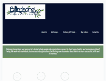 Tablet Screenshot of birdsongconnections.com